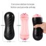 ZEMALIA Male Masturbators Adult Sex Toys 2 in 1 3D Realistic Pocket Vagina Pussy and Mouth Masturbator Cup with Teeth and Tongue Masturbation Sleeve Stroker for Men