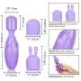 Calexotics SE-9730-50-3 Dr Laura Berman Olivia Rechargeable Massager Kit Adult Pocket Vibrator Toys for Couples, Purple Calexotics SE-9730-50-3 Dr Laura Berman Olivia Rechargeable Massager Kit Adult Pocket Vibrator Toys for Couples, Purple