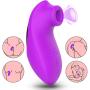 Clitoral Sucking Vibrator for Clit and Nipple Stimulation, Treediride Silicone Adult Lip Kissing Sucker Massager with 10 Suction Modes Rechargeable Adult Toys Waterproof Oral Sex for Women Orgasm