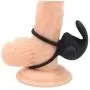 Penis Ring Vibrating Cock Ring Silicone Bullet Vibrator Sex Toy for Couples