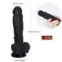 Lfcmf 7.87 Inch Body Relax Massager Wand Soft Silicone Real Feel Massage Toy with Suction Cup (Color : Black) Lfcmf 7.87 Inch Body Relax Massager Wand Soft Silicone Real Feel Massage Toy with Suction Cup (Color : Black)