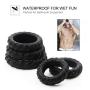 Silicone Cock Rings Set Sex Toys – Adorime Premium Stretchy Erection Enhancing Penis Ring Training Sex Things for Men and Couples (5 Rings Set) 