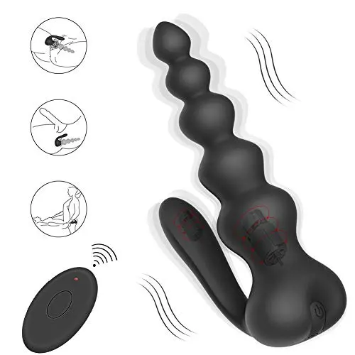 Risunpet Anal Vibrator Prostate Massager for Men,10 Speeds Silicone Rechargeable and Waterproof G-Spots Pull Beads Vaginal Sex Toy Butt Plug for Women, Prostate Spot Stimulator Adult Sex Toy Risunpet Anal Vibrator Prostate Massager for Men,10 Speeds Silicone Rechargeable and Waterproof G-Spots Pull Beads Vaginal Sex Toy Butt Plug for Women, Prostate Spot Stimulator Adult Sex Toy