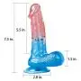 Exclusive Multi Colour Clear Dildo Realistic Anal Dildo, G spot Strap on Dildo with Strong Suction Cup Exclusive Multi Colour Clear Dildo Realistic Anal Dildo, G spot Strap on Dildo with Strong Suction Cup