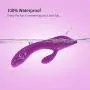 G-spot Rabbit Vibrator for Women – Adorime Powerful Clitoris Stimulation Massager Waterproof Dildo with Dual Motors, Rechargeable Female Vibe with 7 Vibration Modes, Adult Sex Toys for Couples