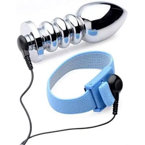 Zeus Electrosex Vivid Uni-Polar E-Stim Cock and Ball Strap and Anal Plug