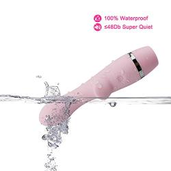 G Spot Rabbit Waterproof Vibrator 10 Speeds Powerful Vibration Clitoral Stimulation Vibe Bullet Adult Sex Toy for Women Personal Wand Massager - SEXBAY (Pink-3)