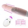 Lfcmf Durable in Use Remote Control & Waterproof Rooster Cǒckríng, Male Silicone Soft Lock Sleeve P`ênís Extender for Men Delay Your Pleasure Time
