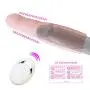 Lfcmf Durable in Use Remote Control & Waterproof Rooster Cǒckríng, Male Silicone Soft Lock Sleeve P`ênís Extender for Men Delay Your Pleasure Time