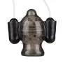 YUXINGER - Remote Control Pé-NiS Head Vi`brãtórs Bullet Male Charge 10 Frequency Sports Recovery & Muscle Aches - Black