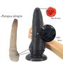 Romi 7.87 inches Realistic Dildo Realistic Big Foreskin Dildo Flexible PVC Penis Dick with Strong Suction Cup for Female