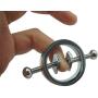 One Pair Heavy Nipple Clamps with Screw Adjustable Circle