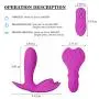 Remote Control G-Spotter Wearable Vibrantor 10 Vibration Modes & Suking Function Silicone Waterproof USB Rechargeable for Women Couples(Purple) Remote Control G-Spotter Wearable Vibrantor 10 Vibration Modes & Suking Function Silicone Waterproof USB Rechargeable for Women Couples(Purple)