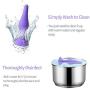 KM5-4Pcs/Set Silicone Plug Set for Women Amal Plugs Trainer Kit Passion Plug Relaxation Gifts (Purple)