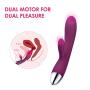 Rabbit Vibrators, SVAKOM Alice Powerful G-spot Clitoral Massager for Women with Intelligent Mode, Vibrator with Bunny Ears for Clit Clitoris Stimulation, Double Motors and Rechargeable (Violet)