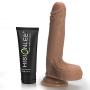 8.5 Inch Dildo with Suction Cup Base Fake Penis Sex Toy with Balls for Vaginal G Spot and Adult Toys for Women (Brown)