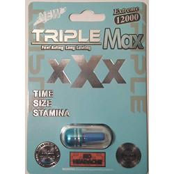 Triple Max XXX Male Enhancement Supplement Box of 20