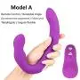 USB Rechargeable Strapless Strapon SiliconeVibrato Strap Dong USB Rechargeable Strapless Strapon SiliconeVibrato Strap Dong
