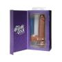 Doc Johnson The Realistic Cock - ULTRASKYN - Vibrating 6 Inch - Dildo - Caramel