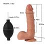 Realistic Silicone M-assager with Suction Cup Squirting Water Wand