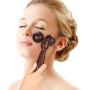Roller Massager Massage Tool Wenge Wood Massage Wheel CafThings Wood Massager Stick for Foot Arm Leg Neck Back Waist Thin Face