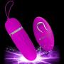 Qhufnng Wireless Message 12 Frequency Remote Controlled Bullet Egg Wand Message Wireless and Travel Friendly Hot Pink