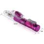 Waterproof Rabbit Dildo Vibrator G-spot Massager Multispeed Sex Toy Pink Adult