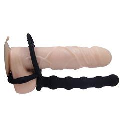 ARIRRA Silicone Dildo Double Prober Man Strap On Anal Dildo Anal Sex Toy For Men Prostate Massager