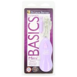 Dr. Laura Berman Intimate Basics Mimi - Waterproof Bullet Vibrator - Adult Toys for Couples - Pocket Massager - Purple