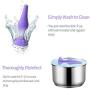 Adullt Toys for Couple-Massagers -4Pcs/Set Soft Medical Silicone Trainer Kit Ana.le Pl/ugs Beginner Set for Women and Men (Purple)