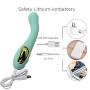 Waterproof Silicone Wireless Quiet Massager, USB Rechargable, Relieve Muscle Pain After Exercise, Suitable for All Parts of The Body.