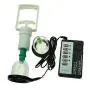 OUYAWEI Female Breast Vacuum Suck Pump Clitoris Nipple Stimulation Breast Enhancement Electric Shock Massager Device SM Sex Toy 1 Set (Host + Breast Suction Device + Cord)