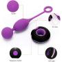 IMO Wireless Remote Control Vibrating Bullet Egg for Women or Couples - USB Rechargeable Dual Motors - Great Addition to Your Toy Box (Purple & Black,Discreet Package)