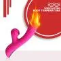 Upgraded Heating Tail Wand Massager,10 Powerful Vibration Mode, Medical Silicone,USB Rechargeable, Release Muscle Pain Upgraded Heating Tail Wand Massager,10 Powerful Vibration Mode, Medical Silicone,USB Rechargeable, Release Muscle Pain