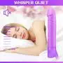 Inflatable Vibrating Dildo with 3 Speeds 4 Strong Vibration Modes Dual Motor for Intense Stimulation, PALOQUETH Waterproof Clitoris Vibrator with Bunny Ears Realistic Shaft Hand Bulb for Women