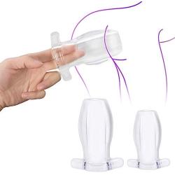 Kixnor Medical Silicone - The Stretch - Hollow Butt - Plug - Clear