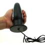 ThinkMax Large 5 Inch Anal Plug Adjust Cock Ring Penis Rope Electric Shock Pulse Device Butt Plug Stimulation Masturbation Tool
