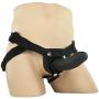 Everlaster Stud Hollow Dong with Adjustable Strap-on Harness and JO H20 Water Based Lube (1oz)