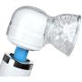 Massage Accessories Massager Attachment Head Caps Attachments Silicone Accessory -Two Different Styles (Clear)