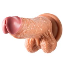 Sexy Slave Ultra Realistic Dildo - 6.5" FDA Approved Premium Silicone Dildo for Beginners,No Distinct Smell,Strong Suction Cup for Hands-Free Play