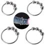 GUANGSHAN Stainless Steel Co~ck Pe~NIS Ring for Men Enhancer Prolong Séx Product