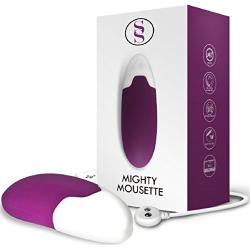 Something Sexy Cordless Vibrating Arousal Wand, Mighty Mousette is USB Rechargeable, has 3 Speeds and 7 Variations, is a Waterproof Bullet Massager