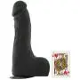 KINK By Doc Johnson The Perfect Cock - 10.5 Inch - Dual Density ULTRASKYN - Removable Vac-U-Lock Suction Cup Base - F-Machine and Harness Compatible - Dildo - Black