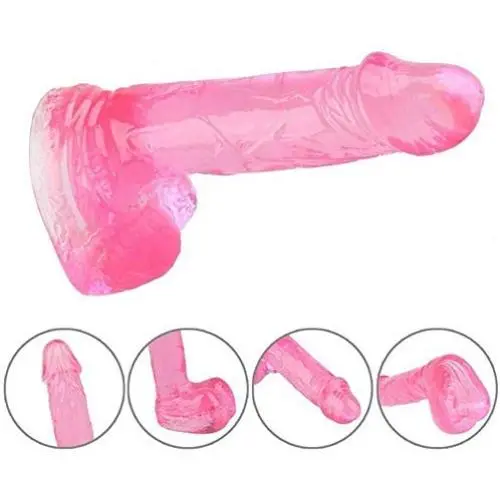 Full Huge Lifelike Silicone Waterproof Tool - Pink - Bijibeng1.3 Full Huge Lifelike Silicone Waterproof Tool - Pink - Bijibeng1.3