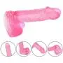 Full Huge Lifelike Silicone Waterproof Tool - Pink - Bijibeng1.3 Full Huge Lifelike Silicone Waterproof Tool - Pink - Bijibeng1.3