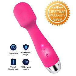 Pheiho Wireless Wand Massager for Relieves Stress, Handheld Personal Massager withPowerful Multi Speed Vibration Small Rechargeable Waterproof Massage Wand