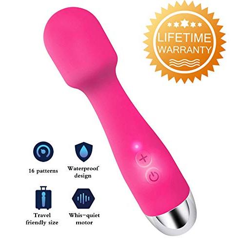 Pheiho Wireless Wand Massager for Relieves Stress, Handheld Personal Massager withPowerful Multi Speed Vibration Small Rechargeable Waterproof Massage Wand