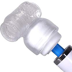 Massager Attachments, Massager Accessories Attachment Silicone（Clear）