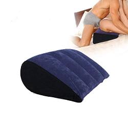 Inflatable Sexy Pillow,Portable Chair/Pillow/Lounge Aid Cushion Triangle Wedge Adult Couple Game Toy (Magic Cushion) (1)