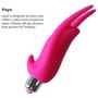 Vibrator, Oomph! Multi-speed Magic Wand Waterproof Massager Vibrator Sexy Kits for Women(Red)